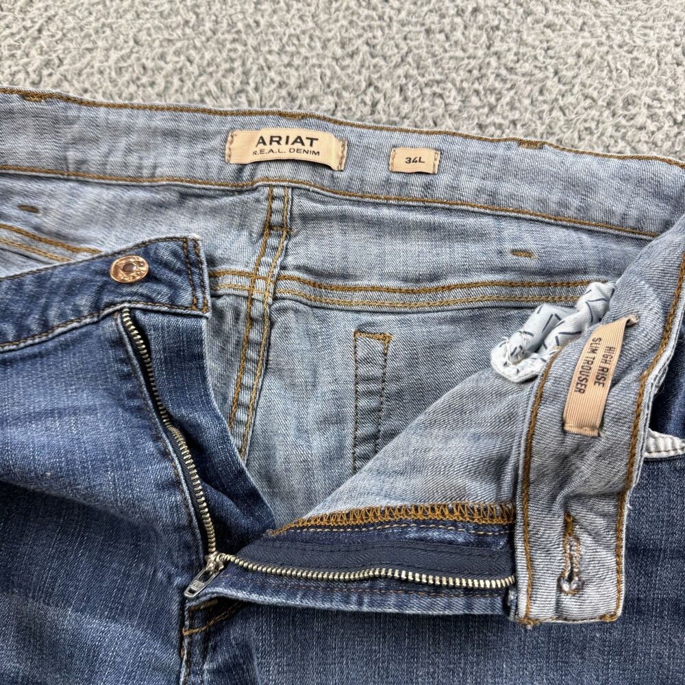 Ariat Juliana Slim Cut Off Shorts Womens 34 Waist 3.5" Inseam High Rise Western - Picture 3 of 10